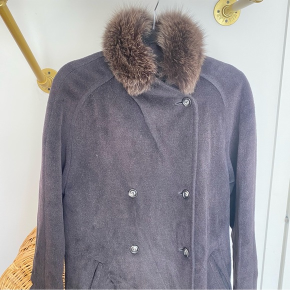 MaxMara - Dark Grey Coat - size M/L - Picture 3 of 17